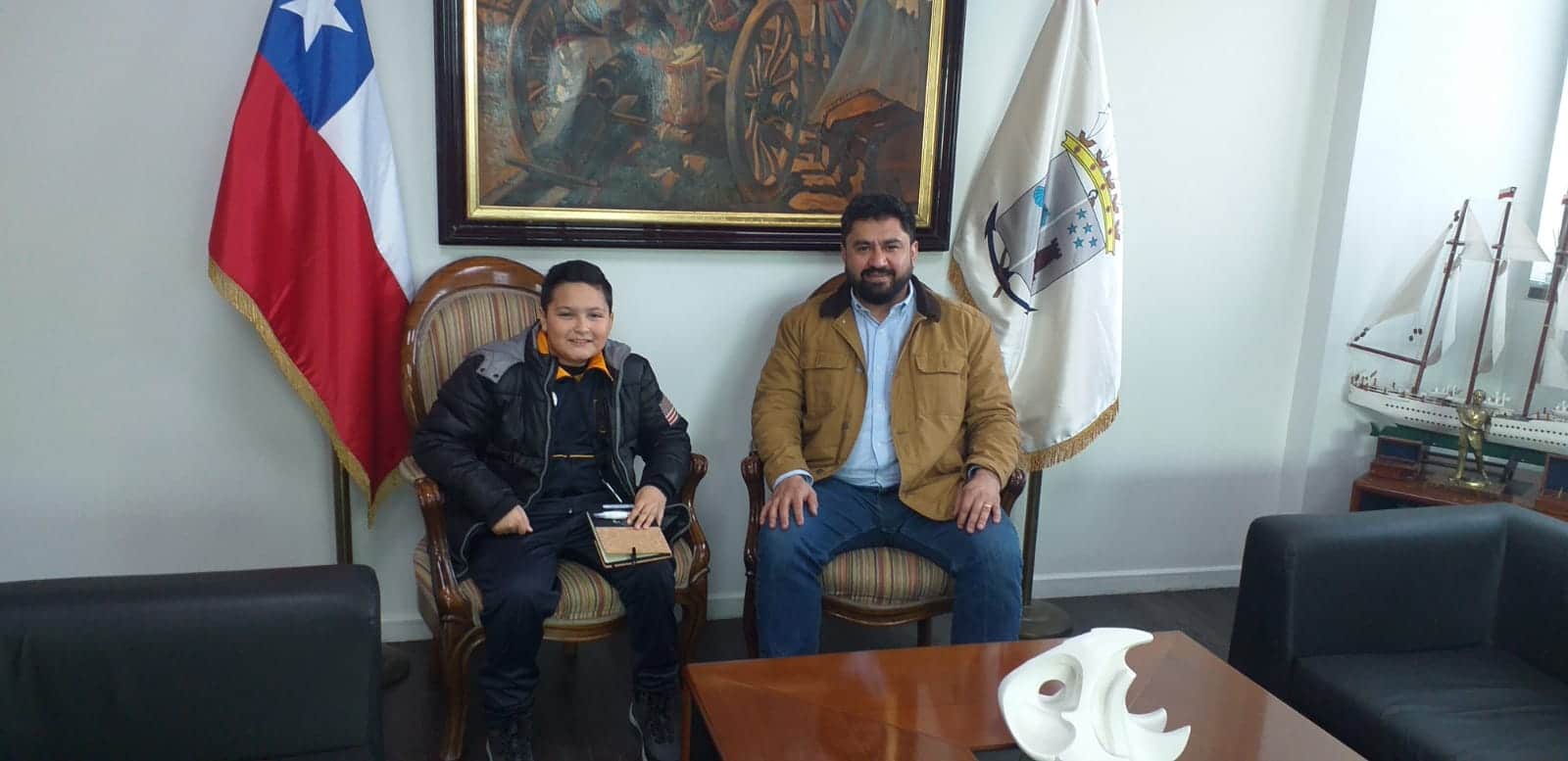 Estudiante de nuestra escuela fué alcalde por un día.